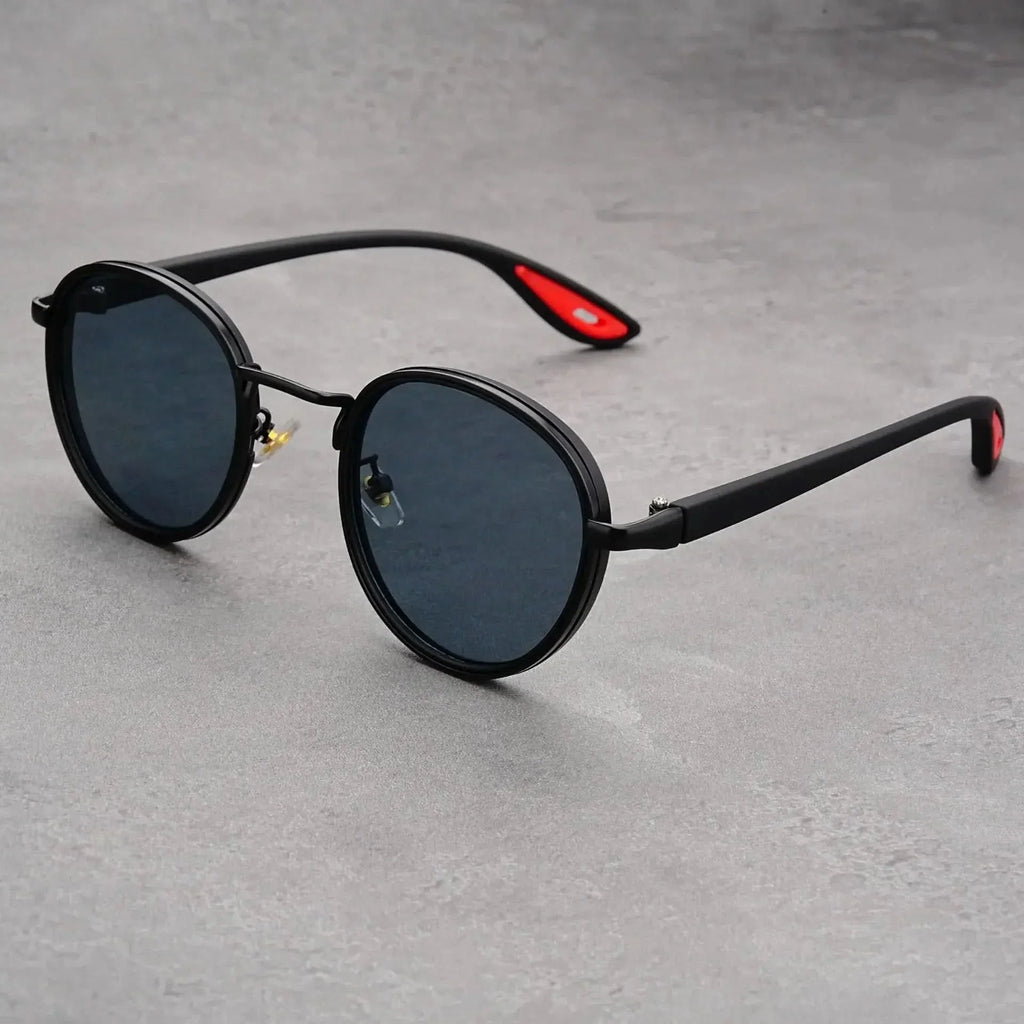 RIFT ORIGIN | Round Metal-Acetate Sunglasses | UV400