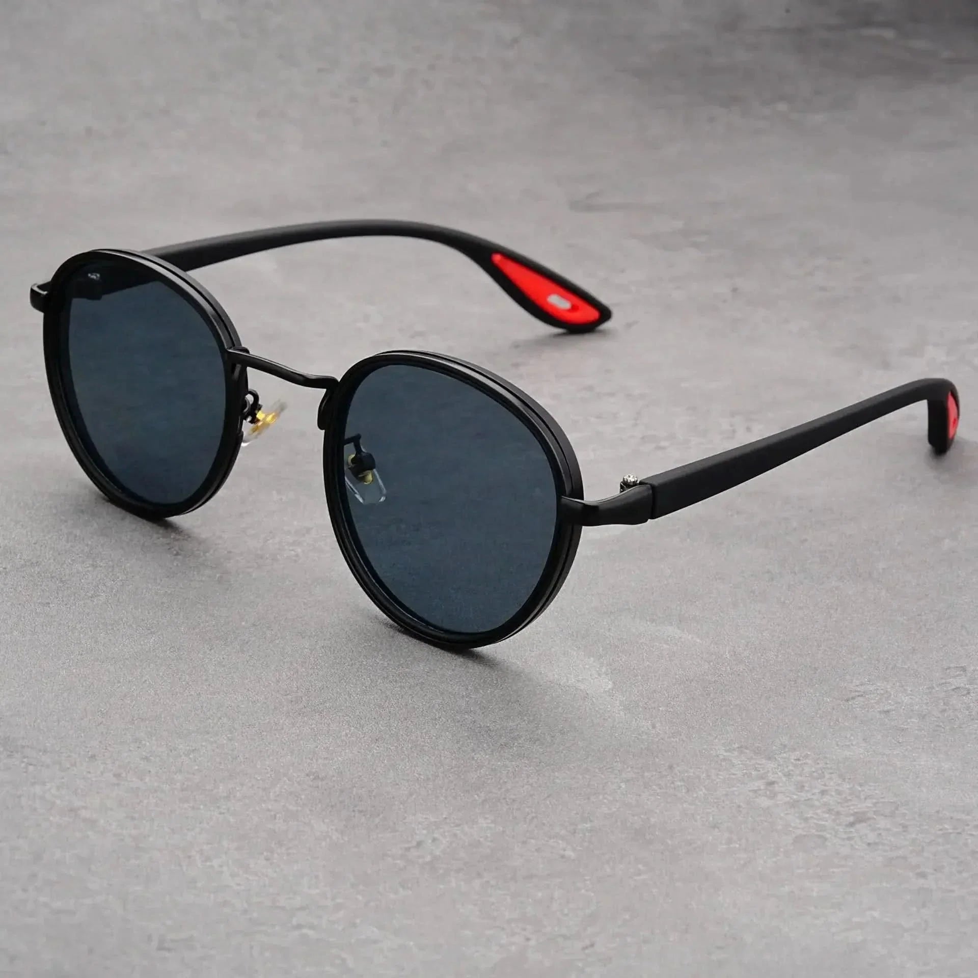RIFT ORIGIN | Round Metal-Acetate Sunglasses | UV400