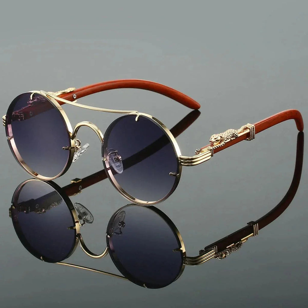 PANTHÈRE DORÉE | Gold Panther Sunglasses | UV400 Gradient
