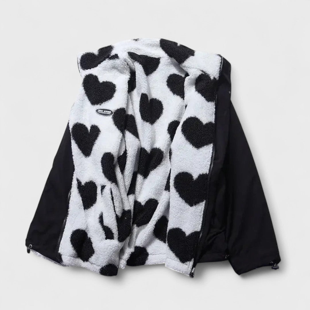 KATHARINA | Reversible heart jacket