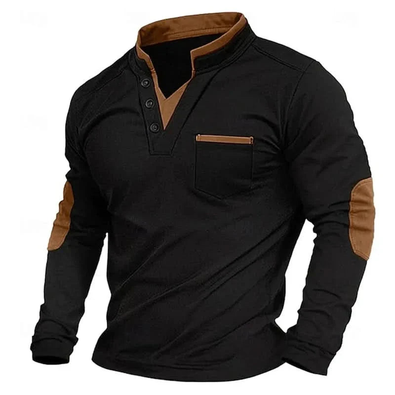 ETHAN | Classic V-Neck Sweatshirt