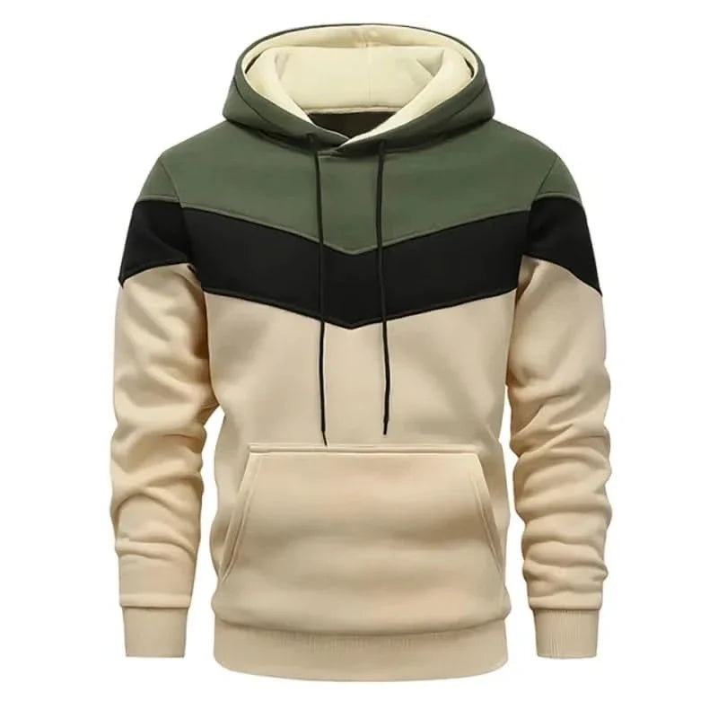 NOLAN | Casual Color-Block Hoodie