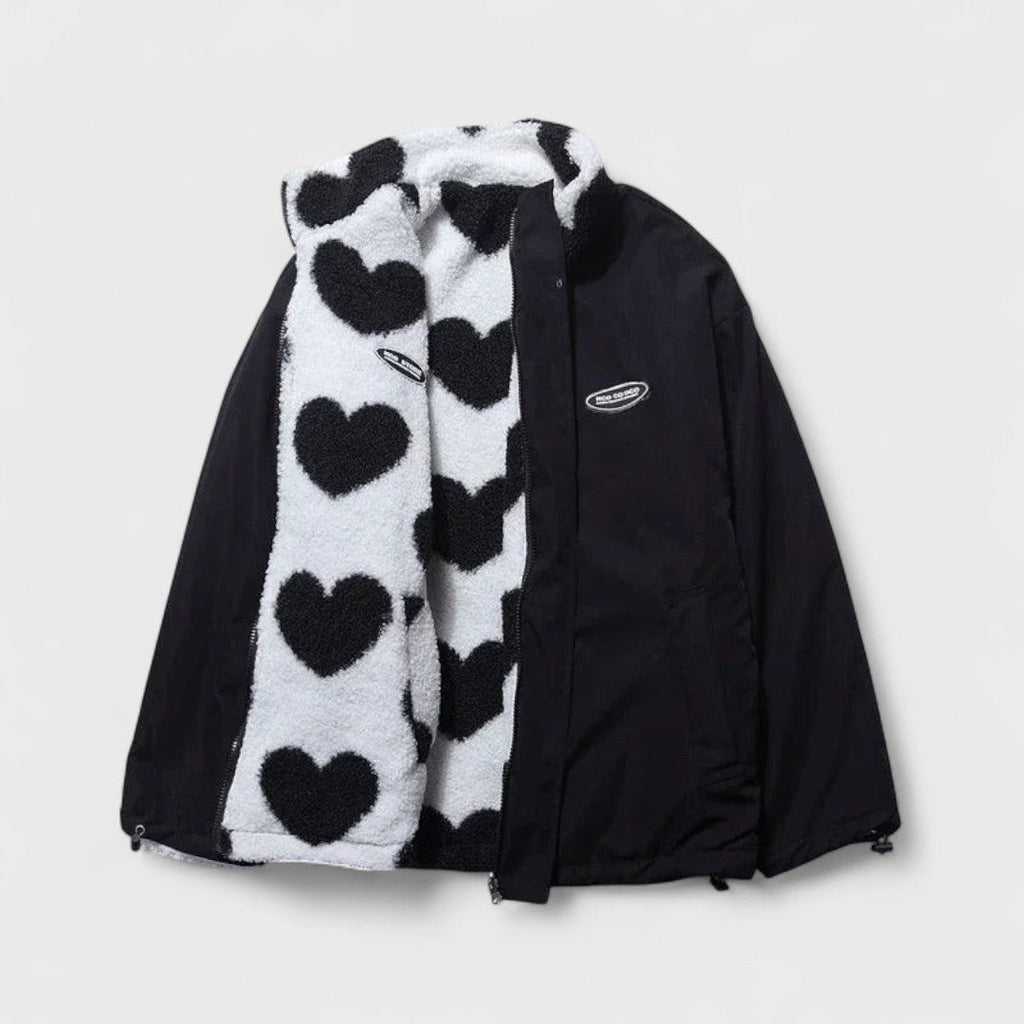 KATHARINA | Reversible heart jacket