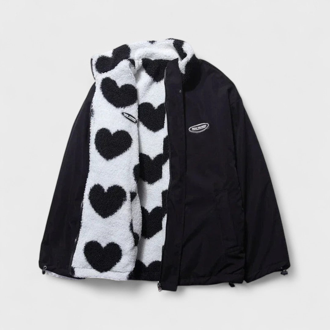 KATHARINA | Reversible heart jacket