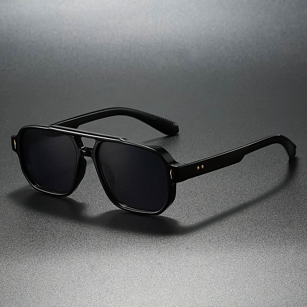 CALLEN VERGE | Clubmaster Square Sunglasses | UV400 Steel Hinge