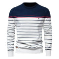 NATHAN | Refined Striped Knit Pullover