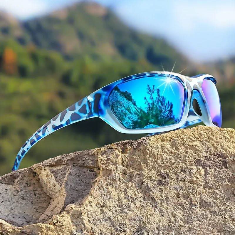PREDACORE | Polarized Animal Print Wraparound Sunglasses | UV400