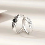 Darkness & Light Forever Ring Set