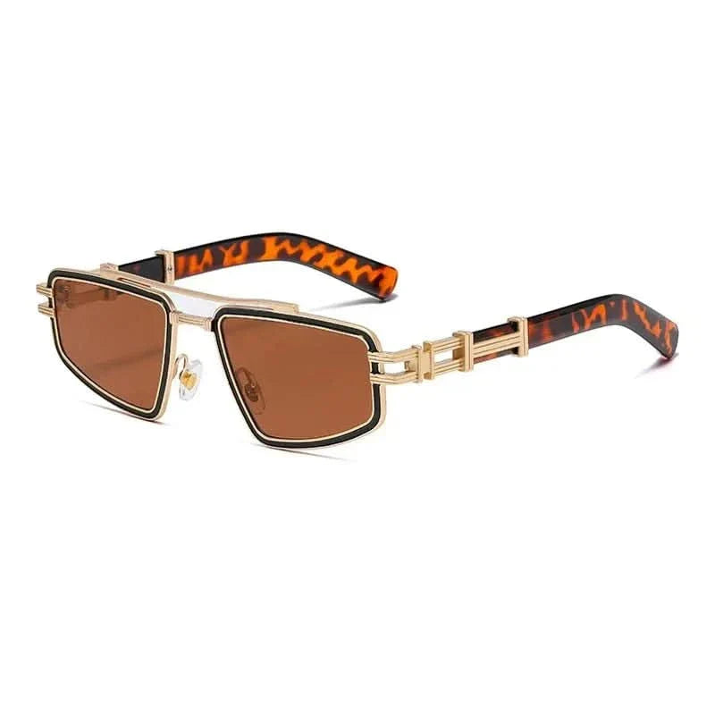 ARLO APEX | Gold Accent Geometric Sunglasses | UV400