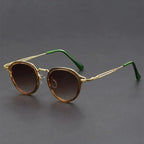 AXIS ROUND | Round Metal Detail Sunglasses | UV400 Anti-Reflective