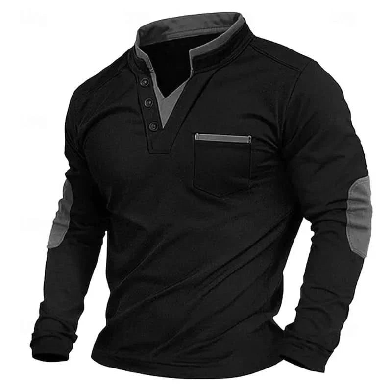 ETHAN | Classic V-Neck Sweatshirt