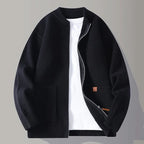 OLIVER | Ribbed Knit Zip Jacket