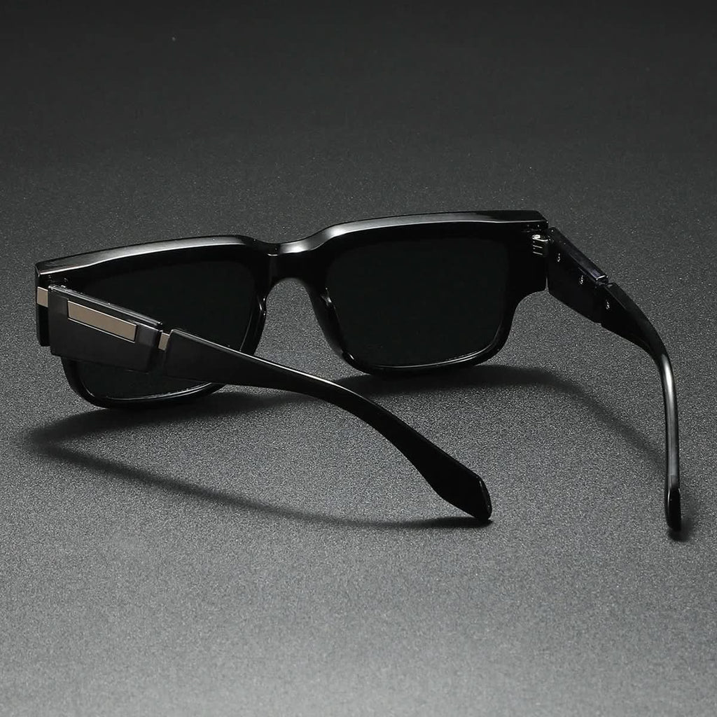 CALIBER RETRO | Thick Square Retro Sunglasses | UV400 Anti-Glare
