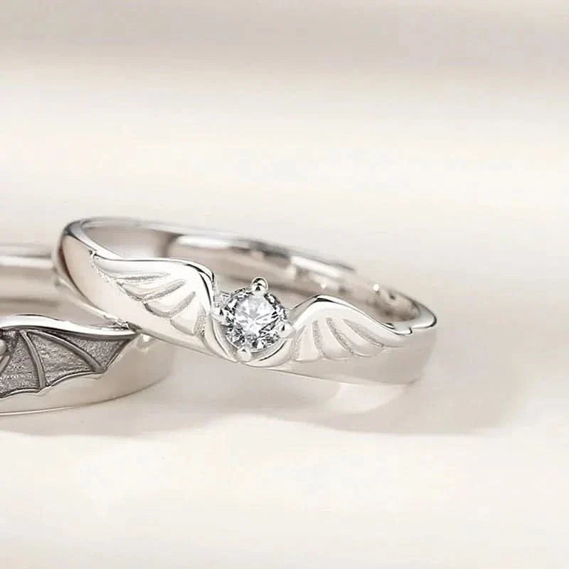 Darkness & Light Forever Ring Set