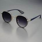 RIFT ORIGIN | Round Metal-Acetate Sunglasses | UV400
