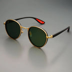 RIFT ORIGIN | Round Metal-Acetate Sunglasses | UV400