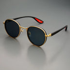 RIFT ORIGIN | Round Metal-Acetate Sunglasses | UV400