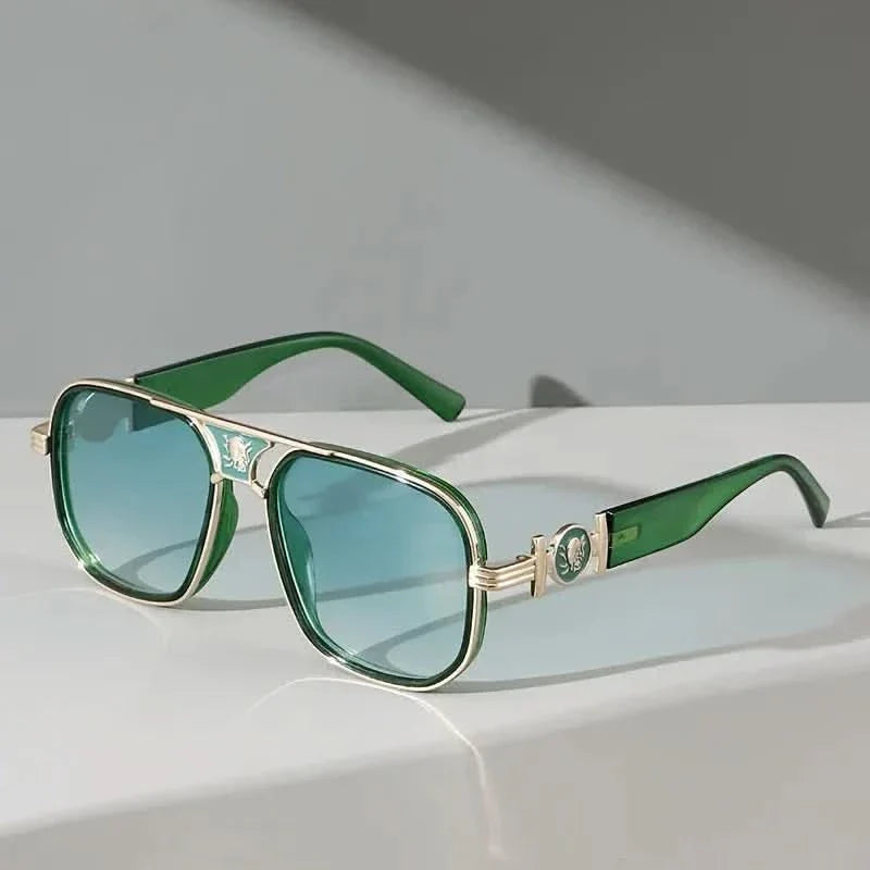 MEDUSA STONE | Gold Embossed Luxury Sunglasses | UV400 Olympia