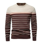 NATHAN | Refined Striped Knit Pullover