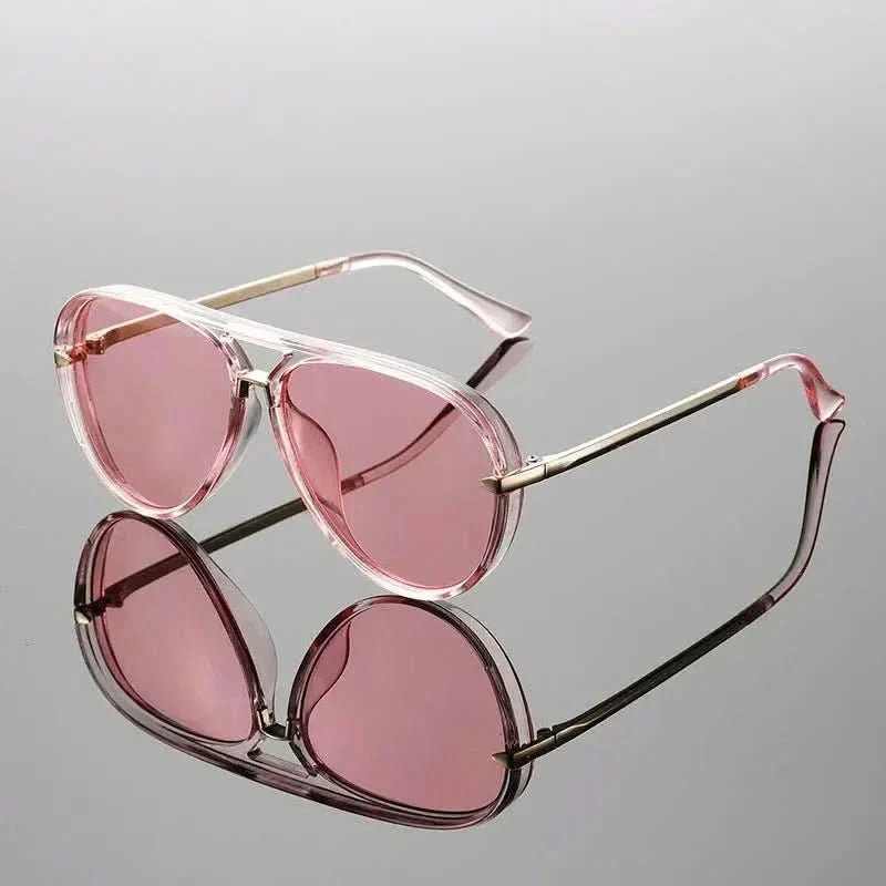 NOVA MINIMAL | Bold Color Gold Aviator Sunglasses | UV400