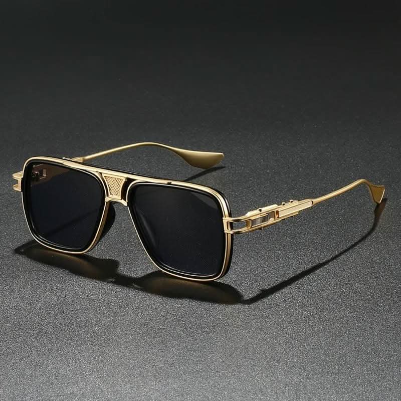 AVENTOR STEEL | Oversized Square Alloy Sunglasses | UV400