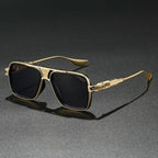 AVENTOR STEEL | Oversized Square Alloy Sunglasses | UV400