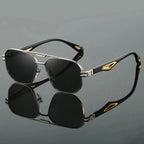 ORO EDGE | Gold Hexagonal Sunglasses | UV400 Gradient