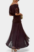 FREYA | Flowing Floral V Neck Dress