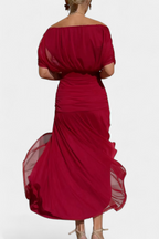 FREYA | Flowing Floral V Neck Dress