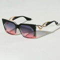ISLA WAVE | Cat Eye Square Wave-Arm Sunglasses | UV400