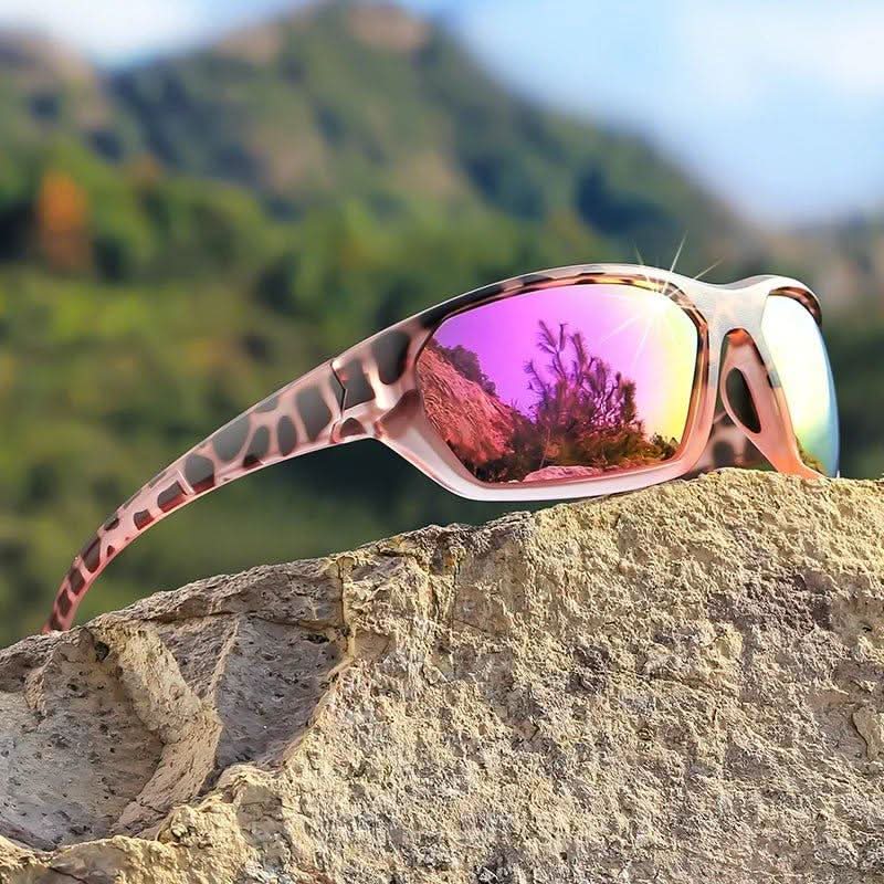 PREDACORE | Polarized Animal Print Wraparound Sunglasses | UV400