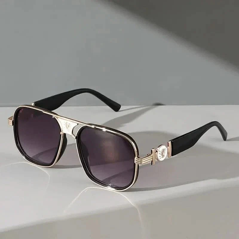 MEDUSA STONE | Gold Embossed Luxury Sunglasses | UV400 Olympia