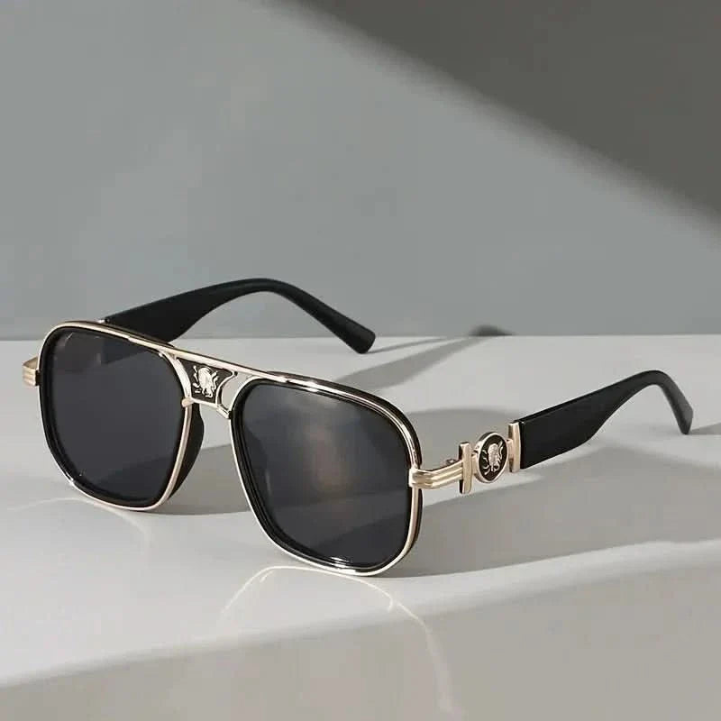 MEDUSA STONE | Gold Embossed Luxury Sunglasses | UV400 Olympia