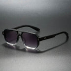 CALLEN VERGE | Clubmaster Square Sunglasses | UV400 Steel Hinge