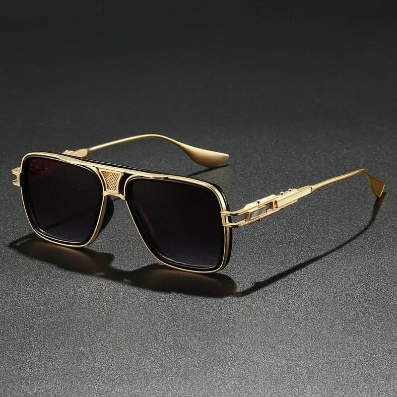 AVENTOR STEEL | Oversized Square Alloy Sunglasses | UV400