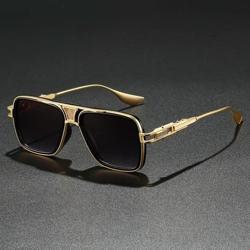 AVENTOR STEEL | Oversized Square Alloy Sunglasses | UV400