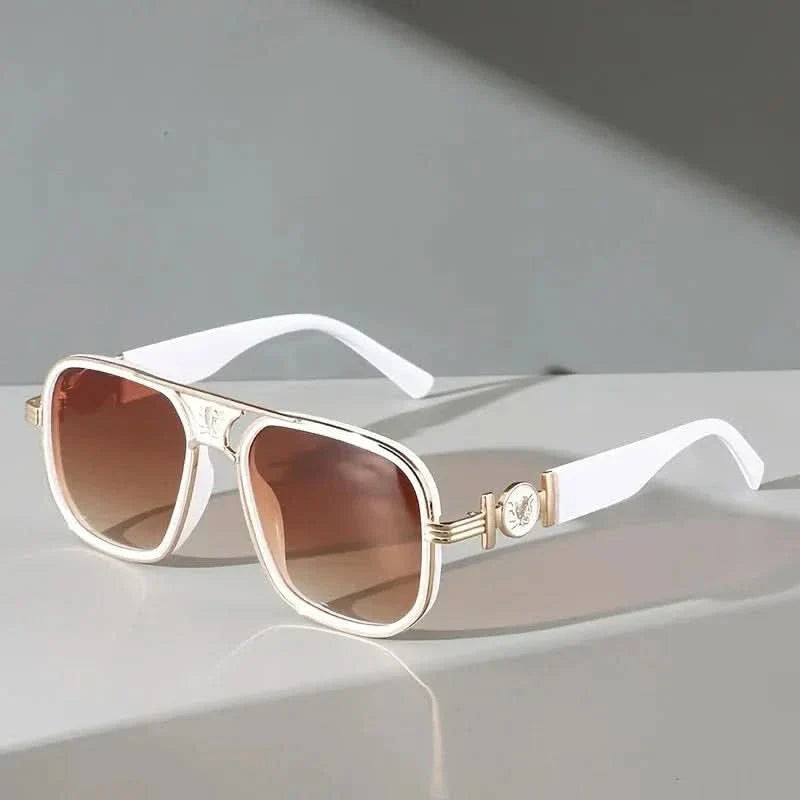 MEDUSA STONE | Gold Embossed Luxury Sunglasses | UV400 Olympia