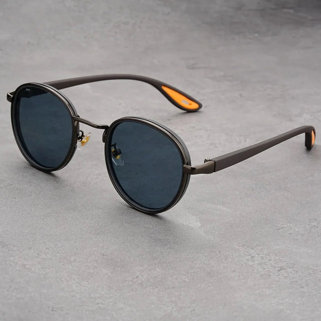 RIFT ORIGIN | Round Metal-Acetate Sunglasses | UV400