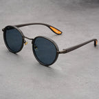 RIFT ORIGIN | Round Metal-Acetate Sunglasses | UV400