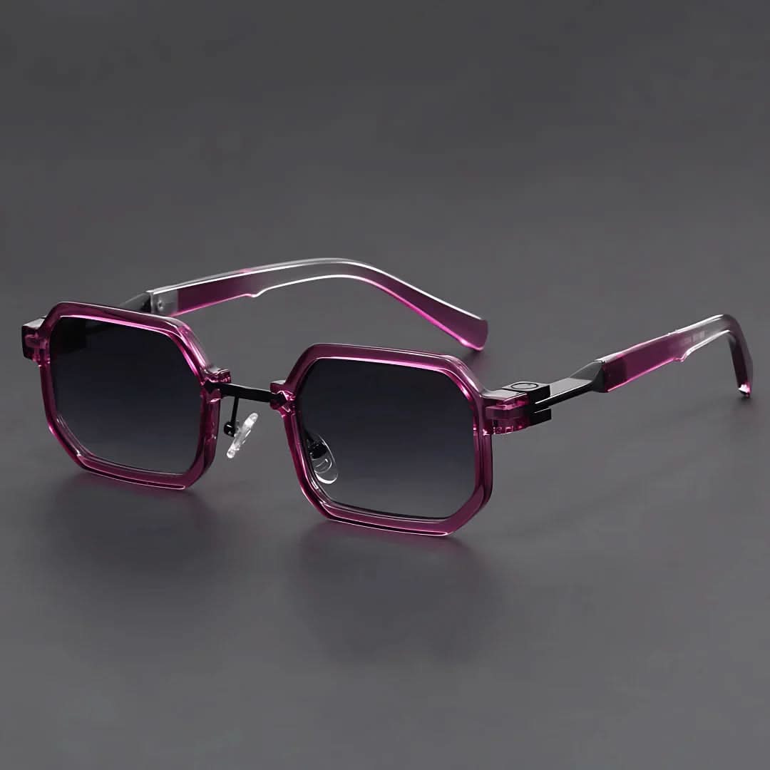 WHISKEY OCTA | Octagonal Retro Sunglasses | UV400 Bold Frame