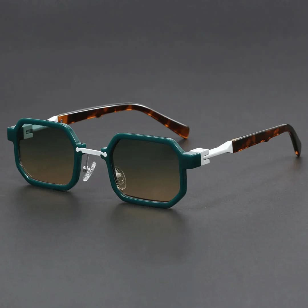 WHISKEY OCTA | Octagonal Retro Sunglasses | UV400 Bold Frame