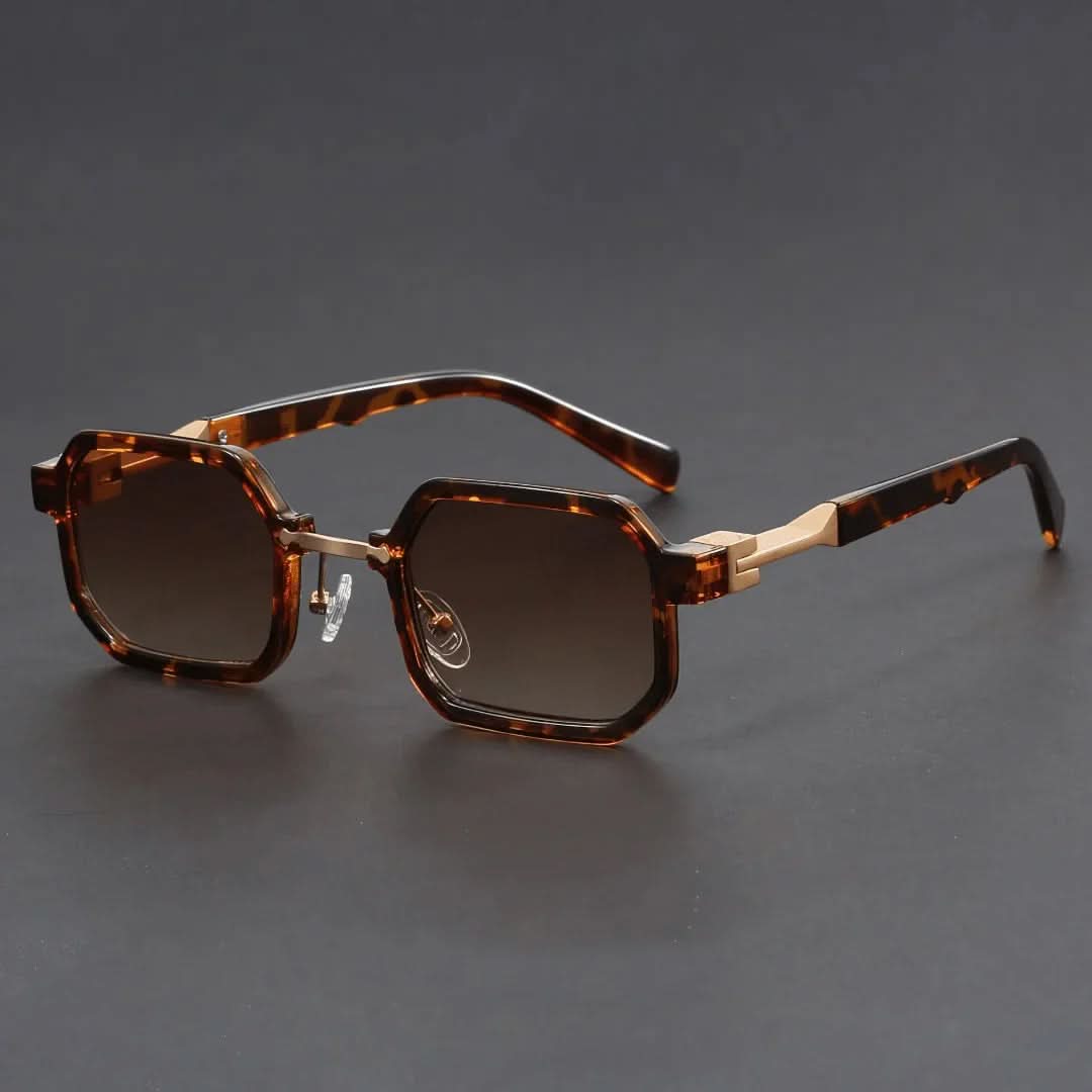 WHISKEY OCTA | Octagonal Retro Sunglasses | UV400 Bold Frame