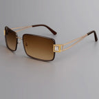 ROYAL GEM | Gem-Set Square Sunglasses | UV400 Luxury