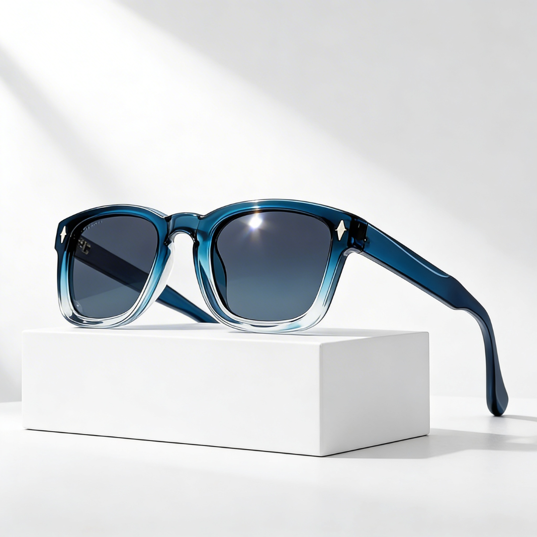 RIFT CLUB | Gradient Acetate Clubmaster Sunglasses | UV400