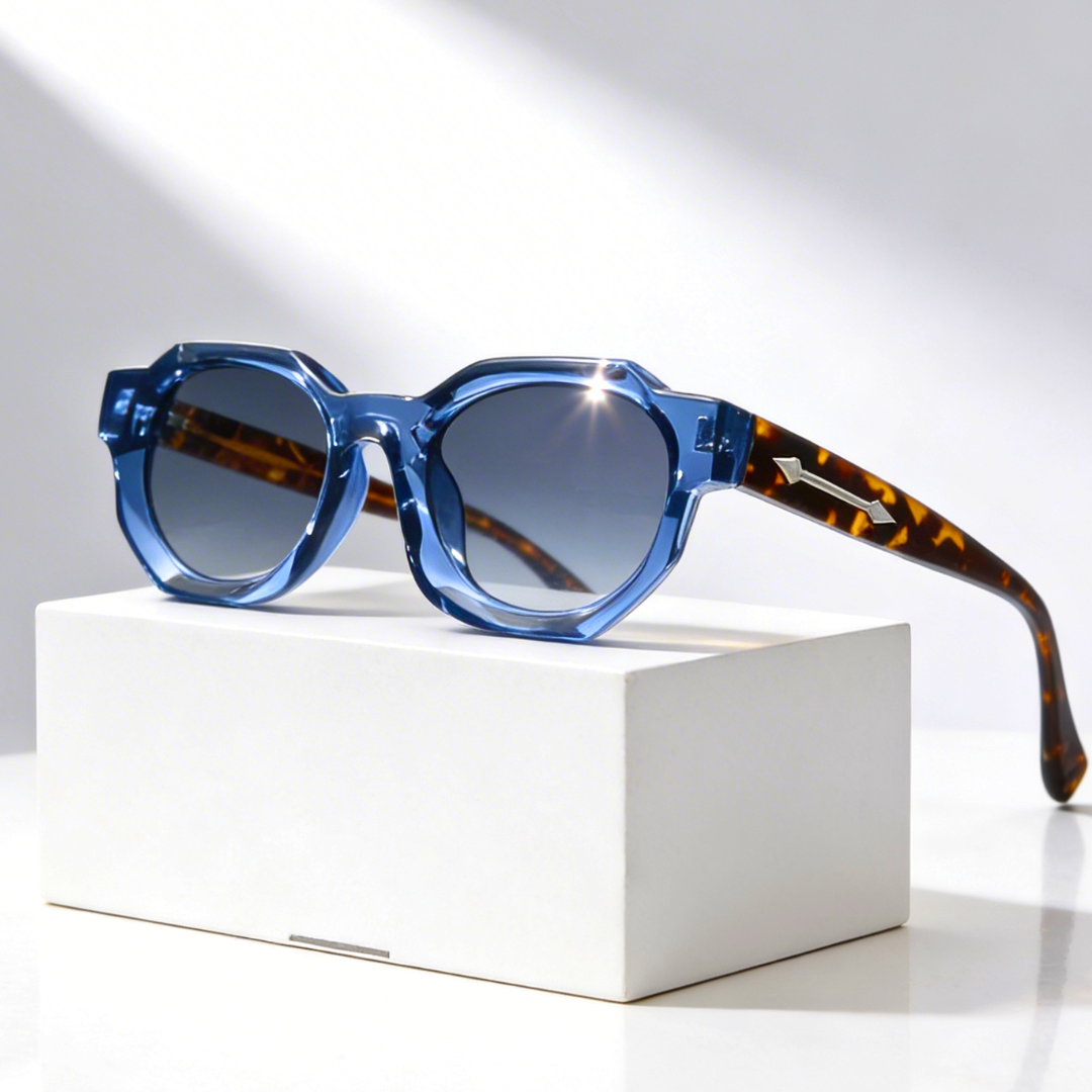 RIFT ARCH | Geometric UV400 Sunglasses | Bold Sculpted Frame