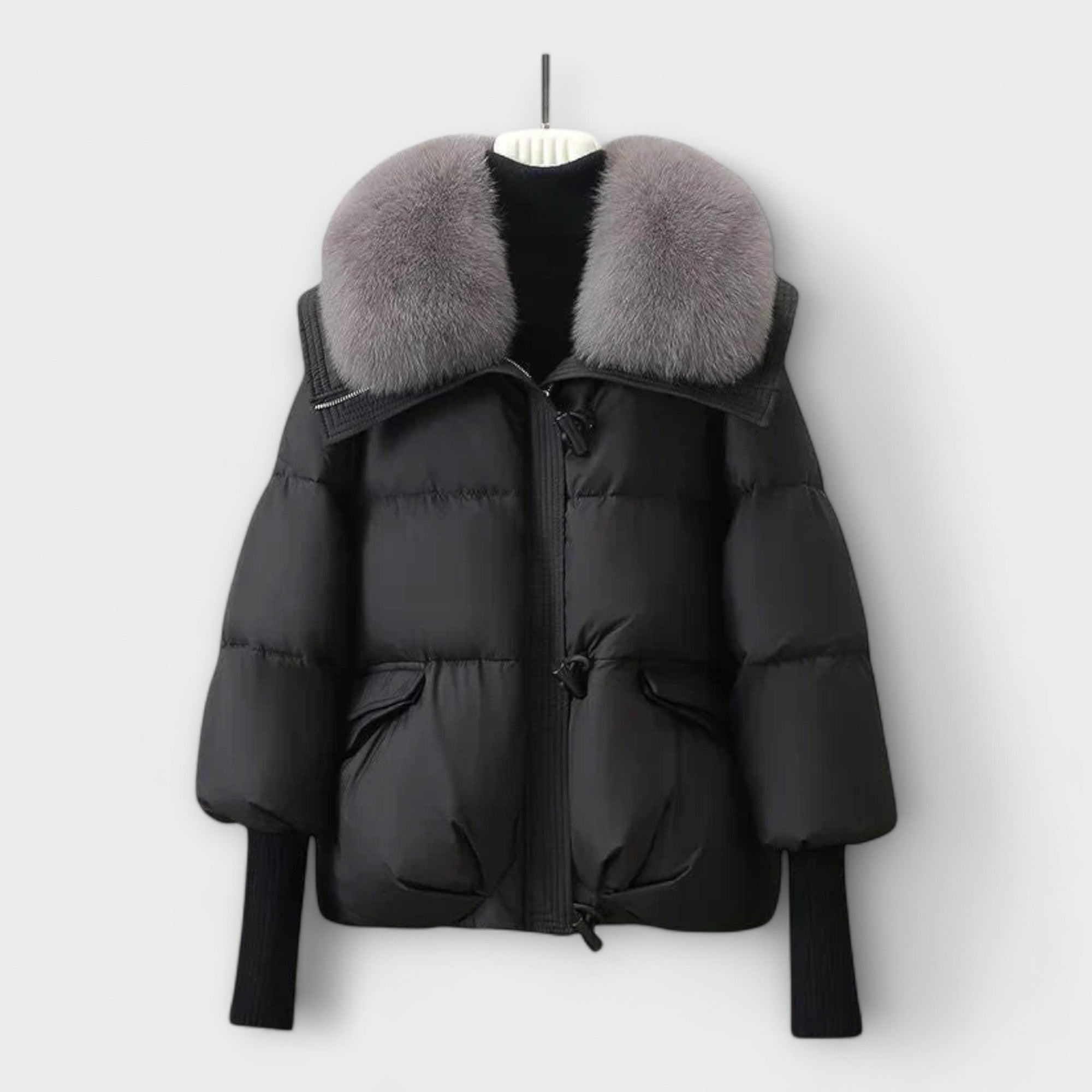 LUCYNA | Elegant Jacket with Faux Fur