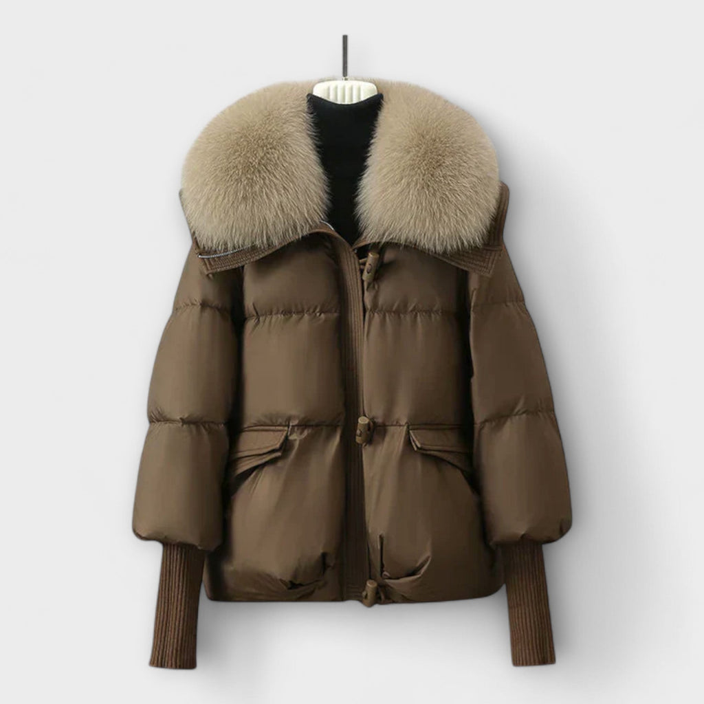 LUCYNA | Elegant Jacket with Faux Fur