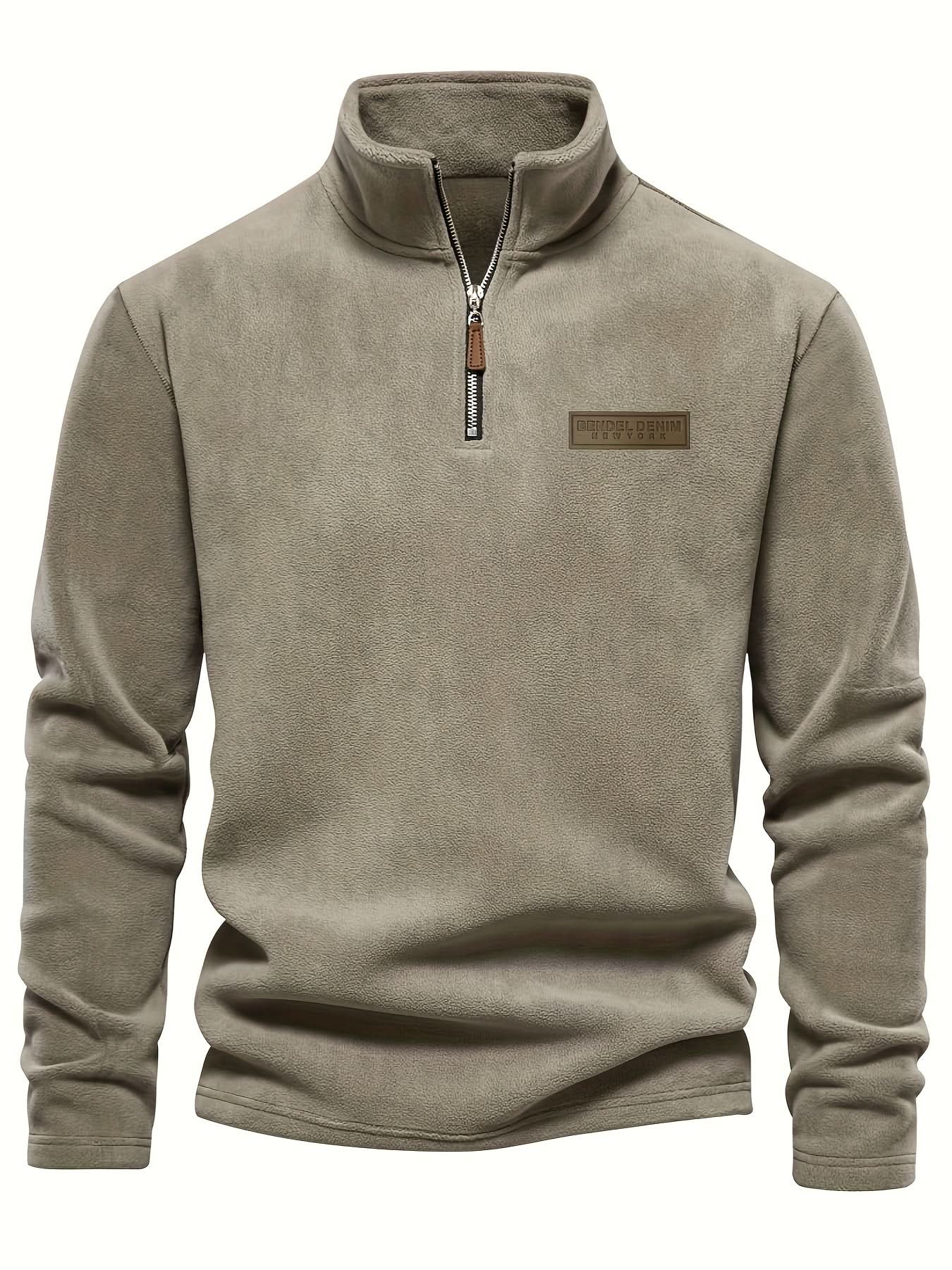 EVAN | Classic Half-Zip Stand-Collar Sweater