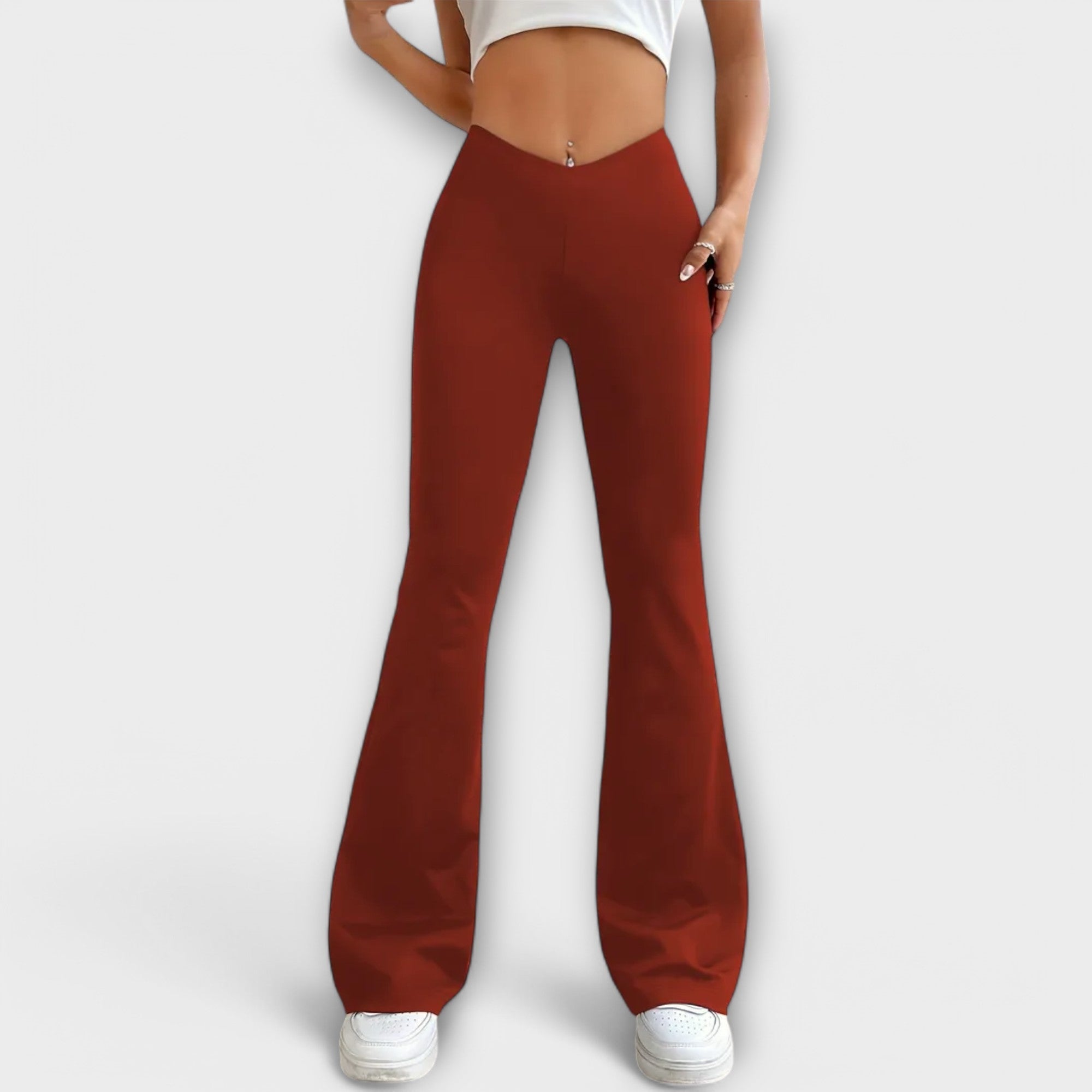 SERENA | Loose Pants with Flared Legs