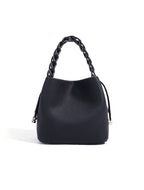 ELARA | Woven Leather Bucket Bag